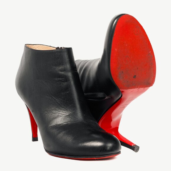 Christian Louboutin Black Ankle Boots - Picture 4 of 9